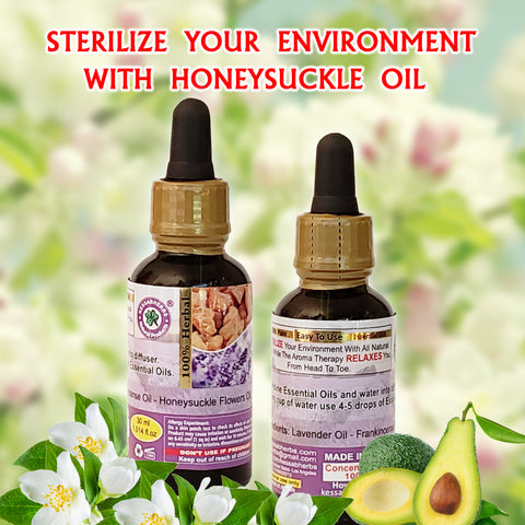 Sterilize your environment with honeysuckle oil