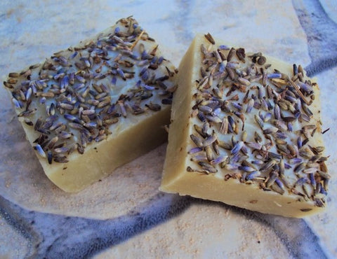 Lavender Soap with Flower
