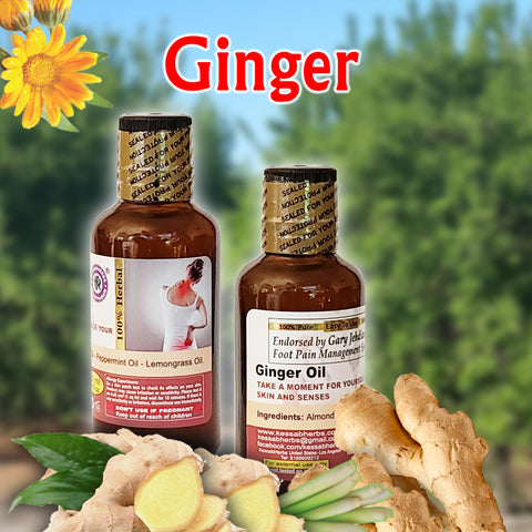Ginger Oil for relieving pain